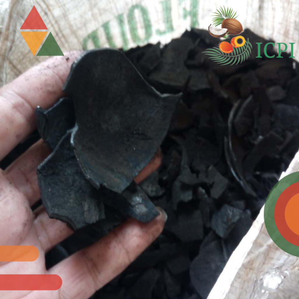 Whole piece coconut shell charcoal from Indonesia for export